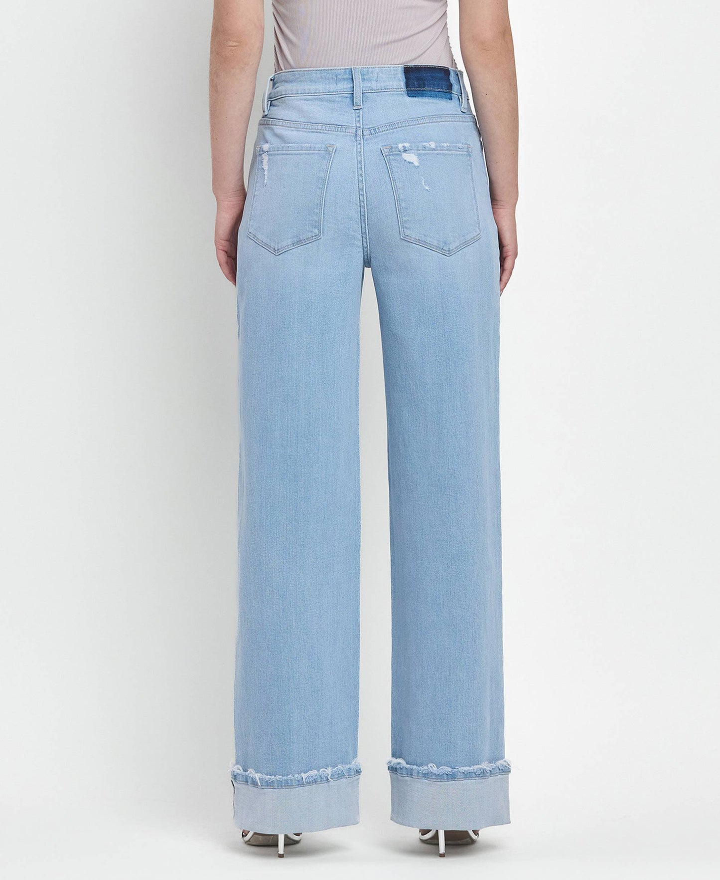 CUFFED JEANS