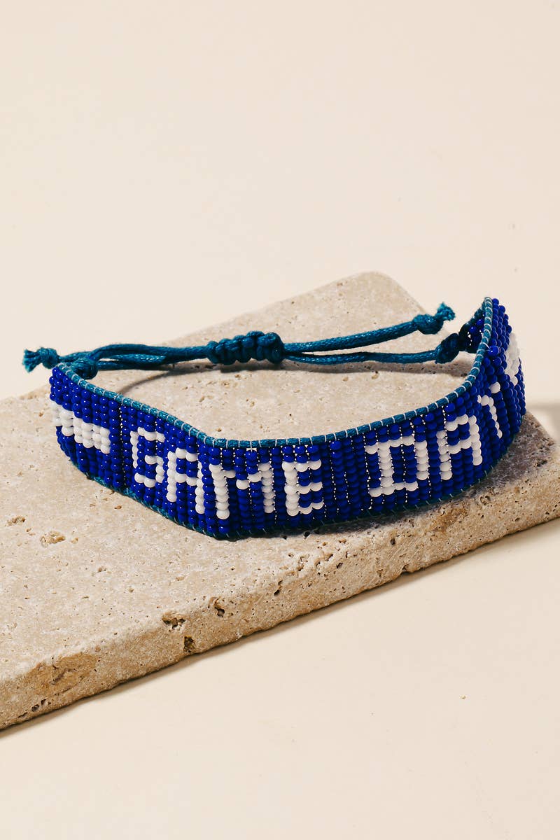 Beaded Game Day Bracelet