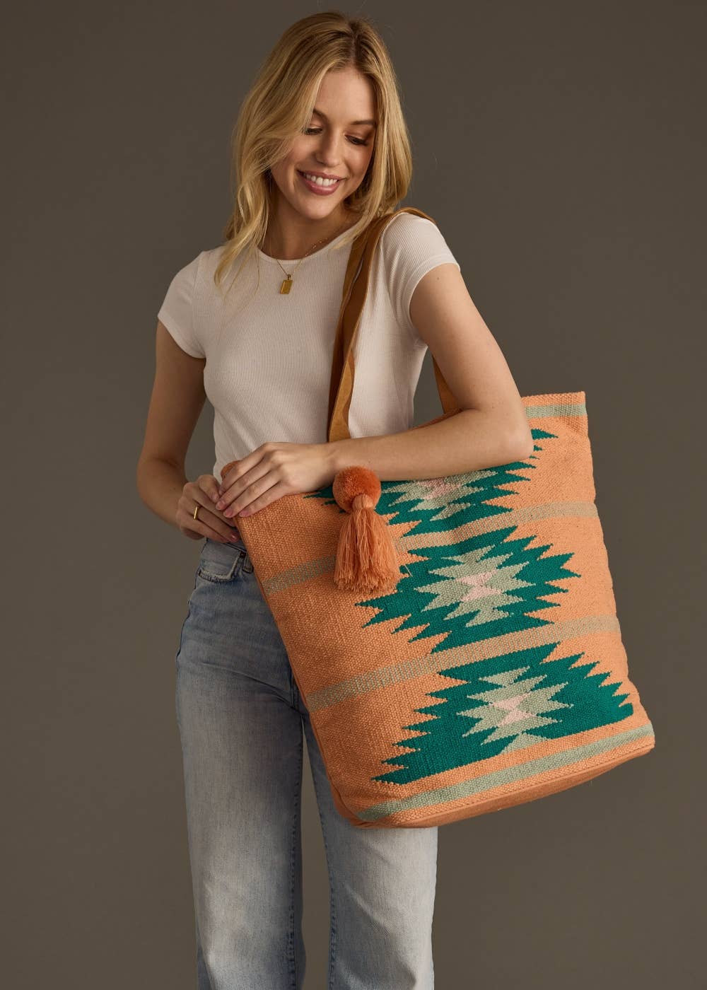 Sunset Aztec Tote