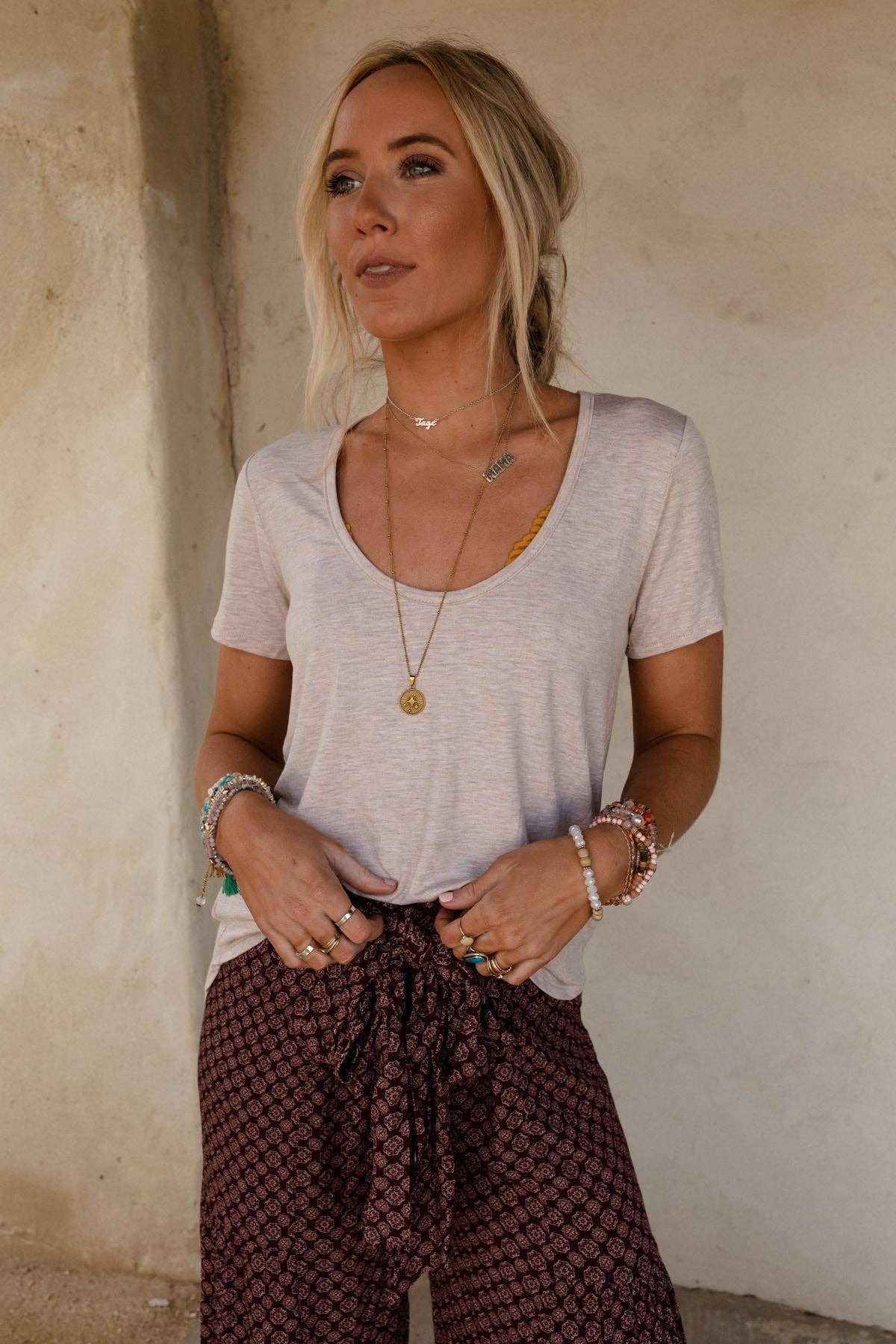 Scoop Neck Tee