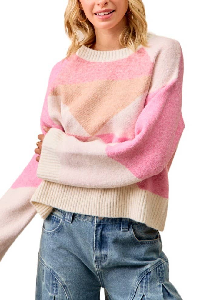 Colorblock Sweater