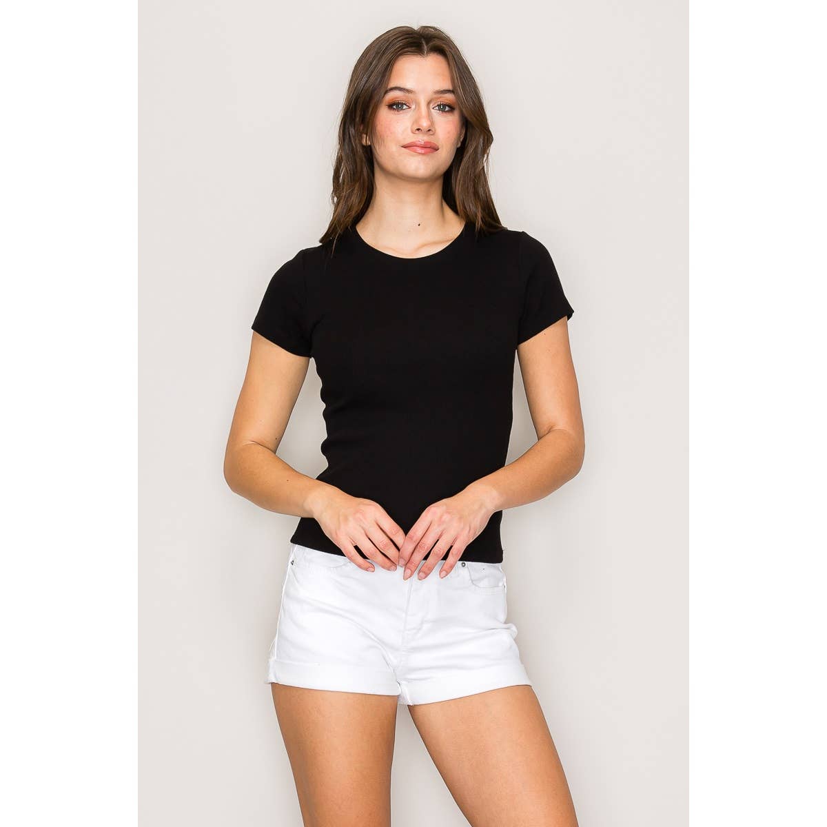 Basic Crew Neck Top