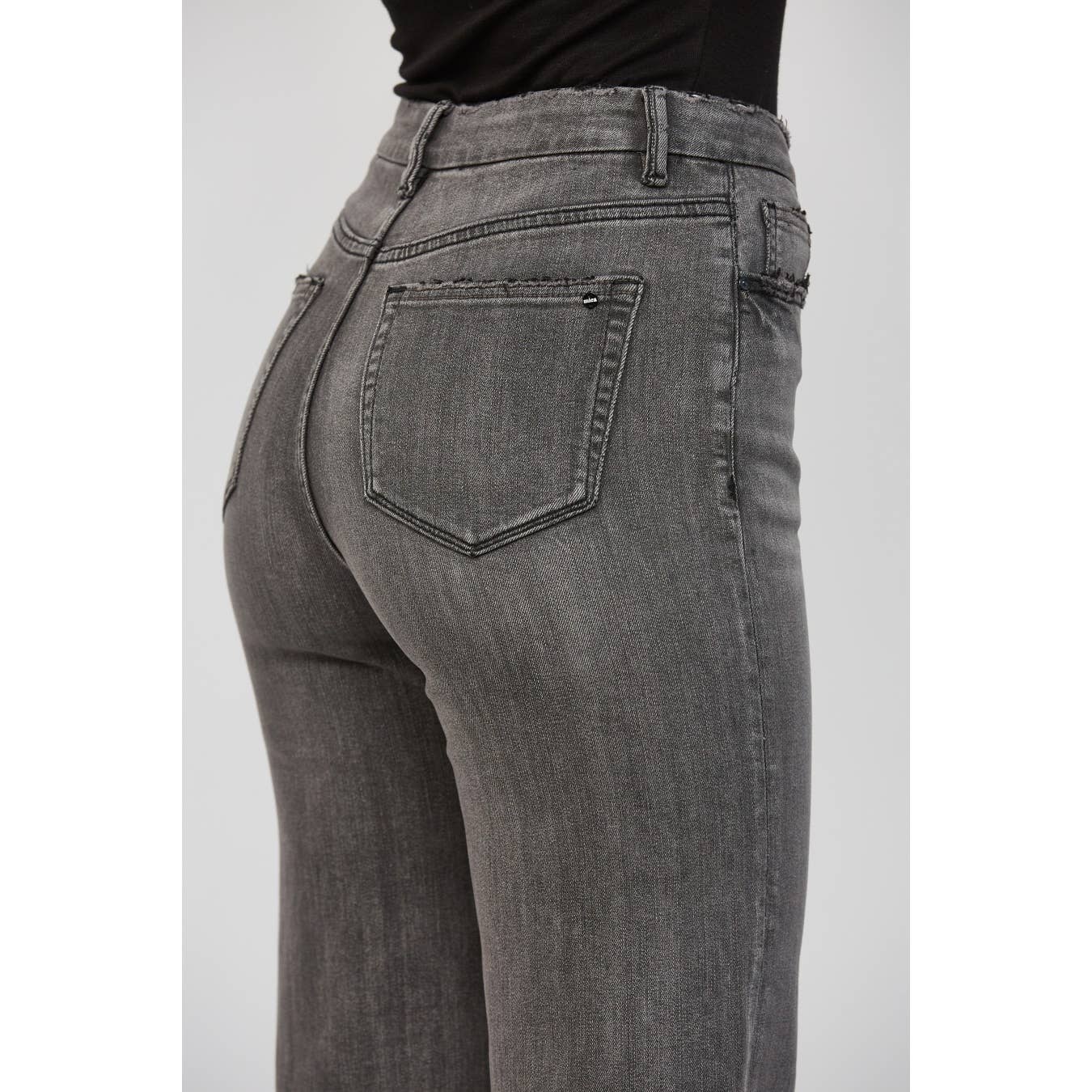 Black High Rise Denim