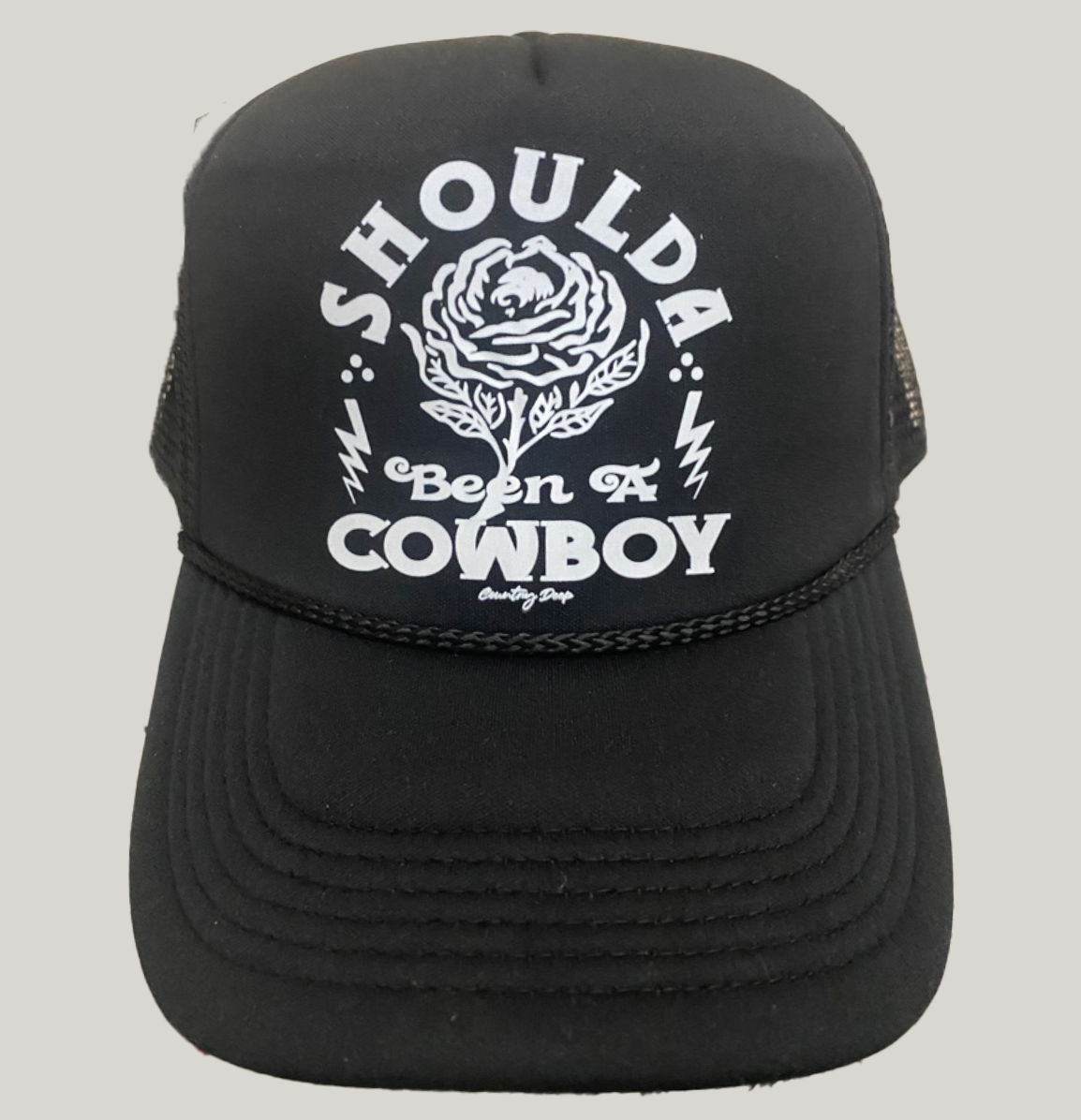Shoulda Been a Cowboy Trucker Hat