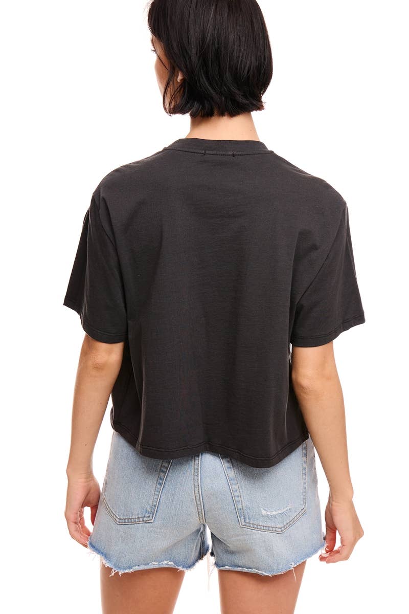 RELAXED FAUX CROP TEE