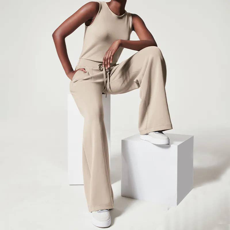 Sleeveless Daily Jumpsuit