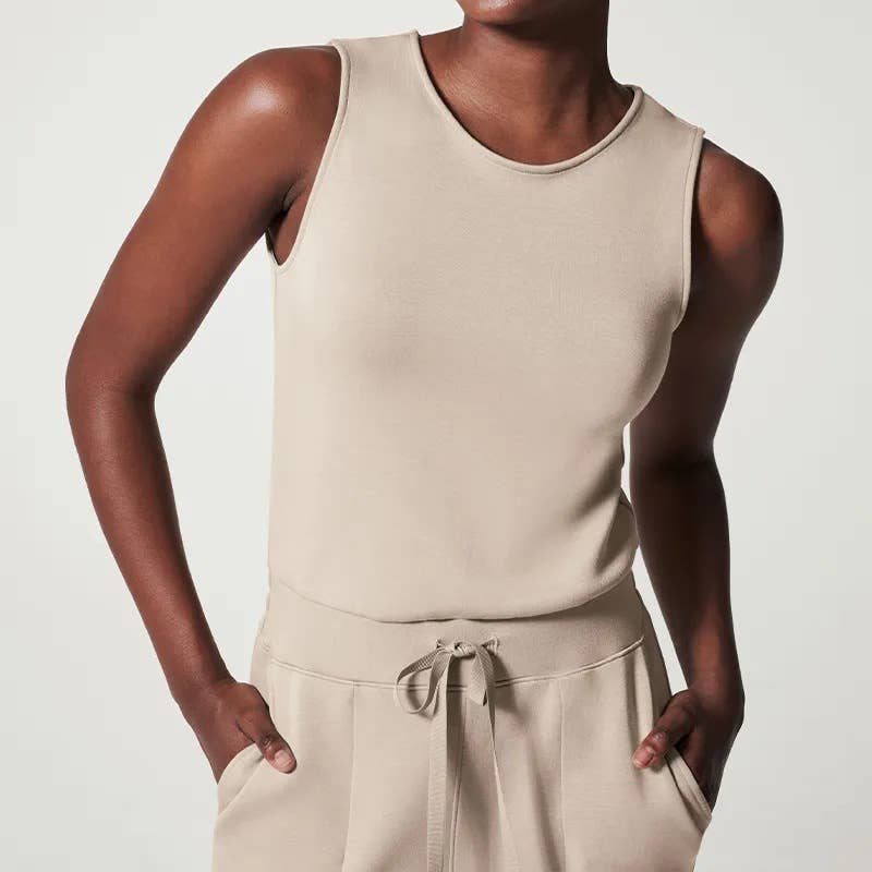 Sleeveless Daily Jumpsuit