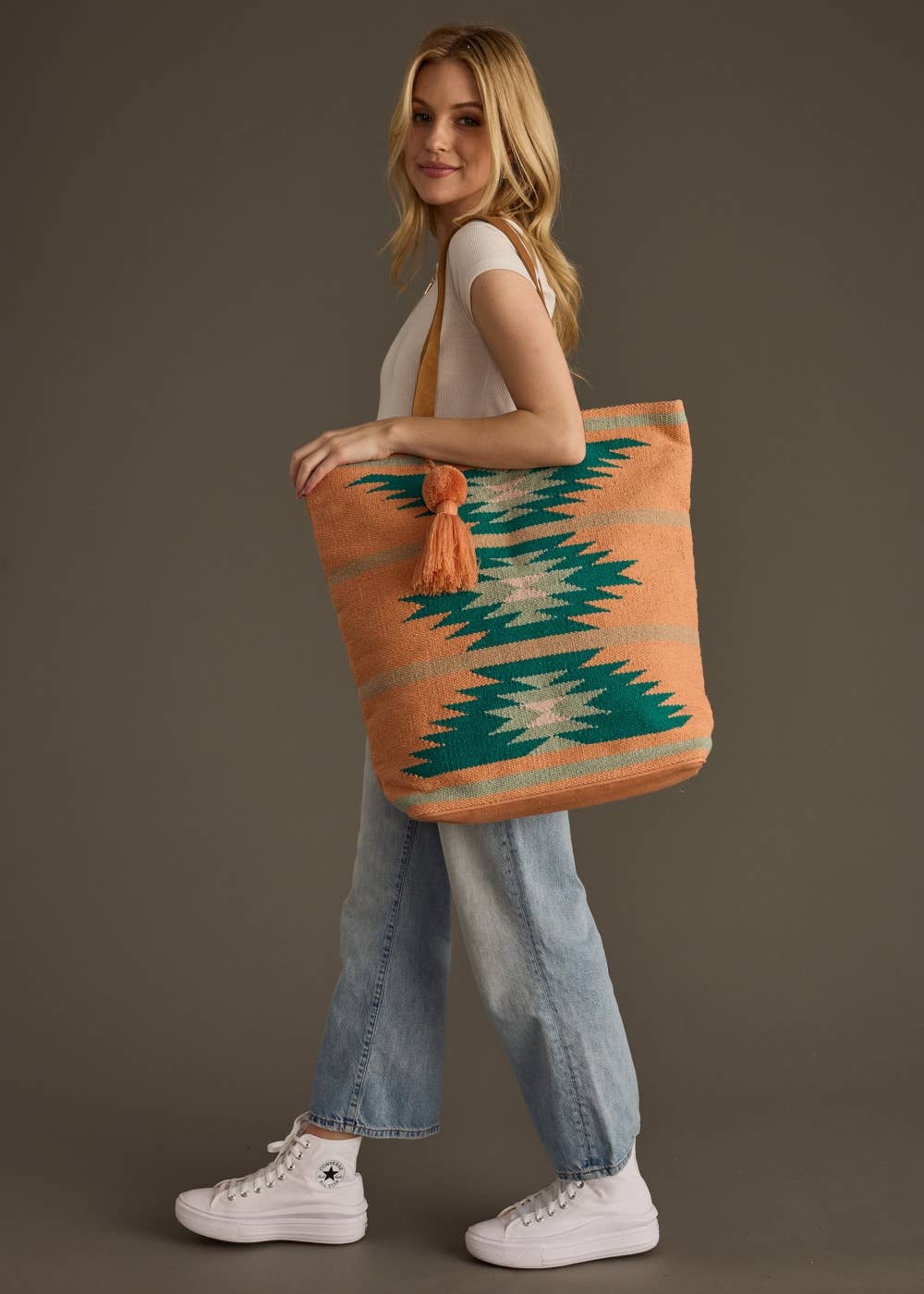 Sunset Aztec Tote