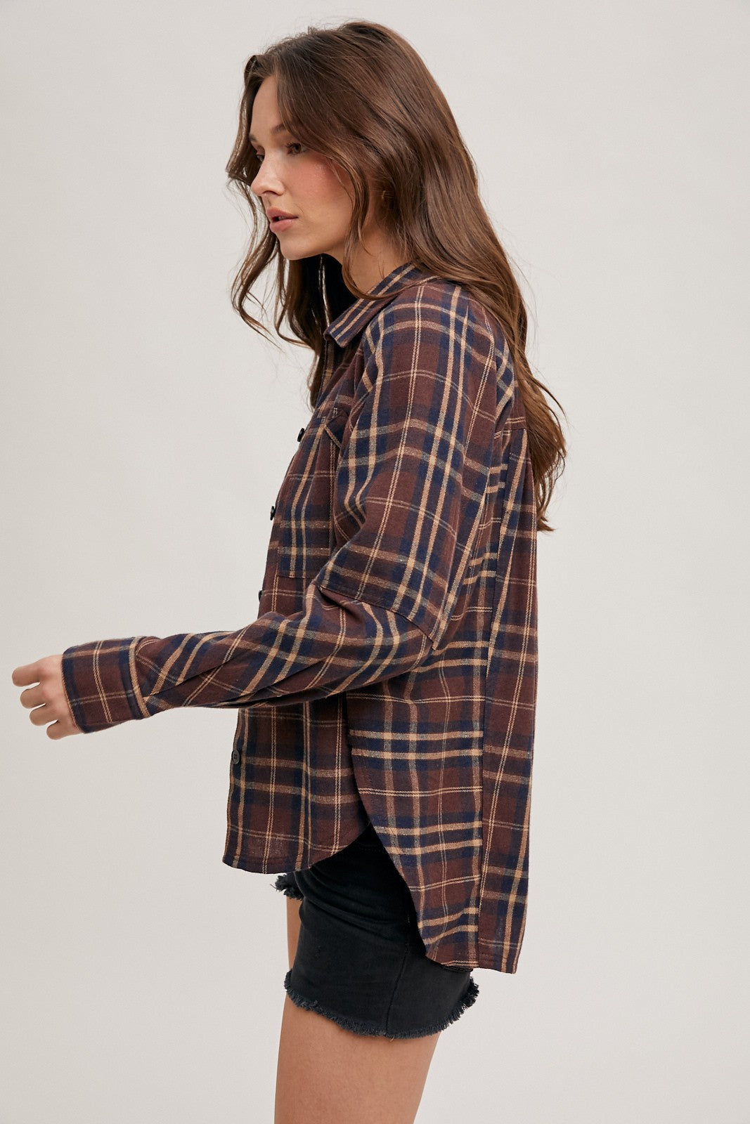 Button Down Plaid Shirt