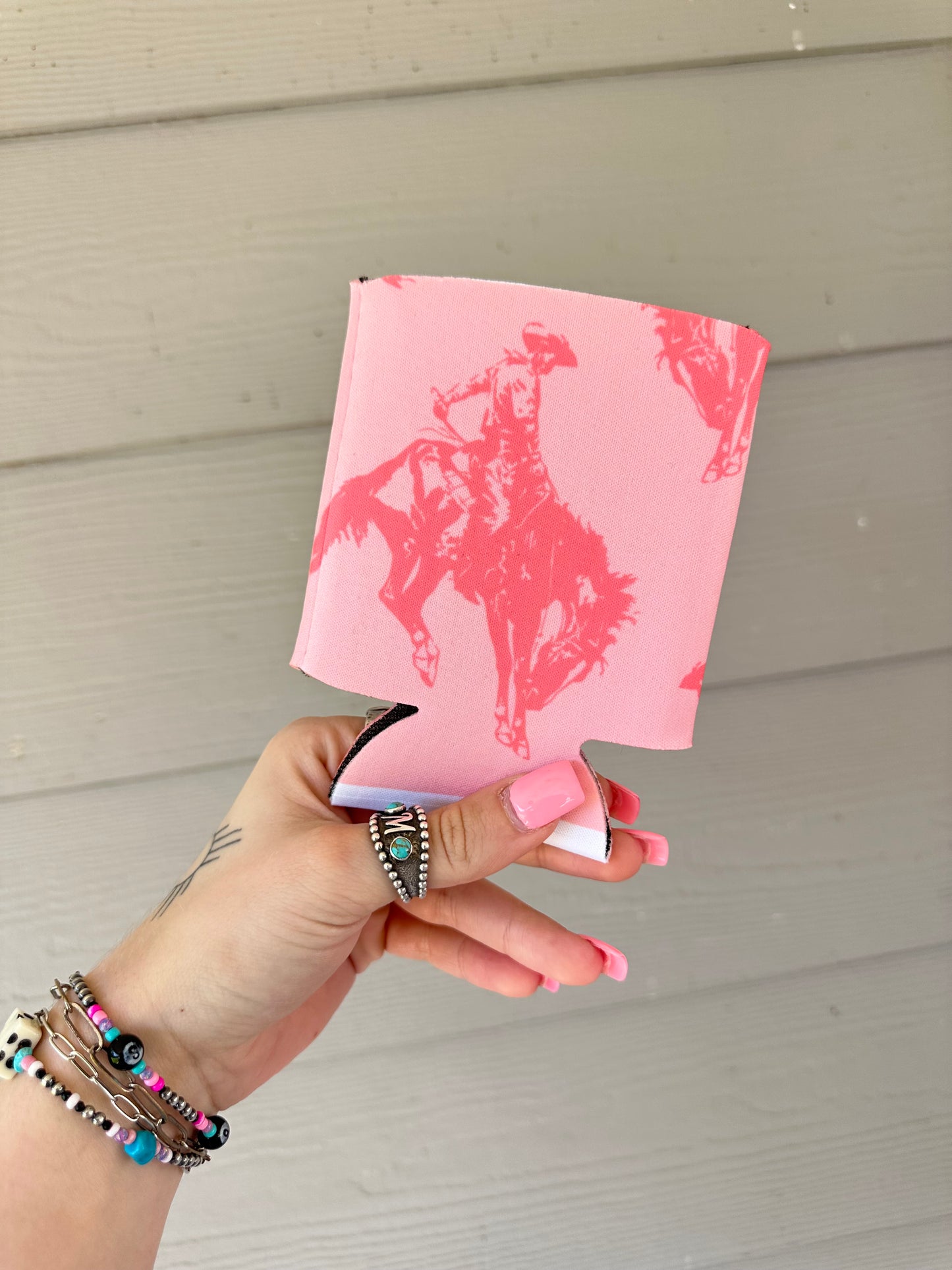 Bucking Horse Koozie
