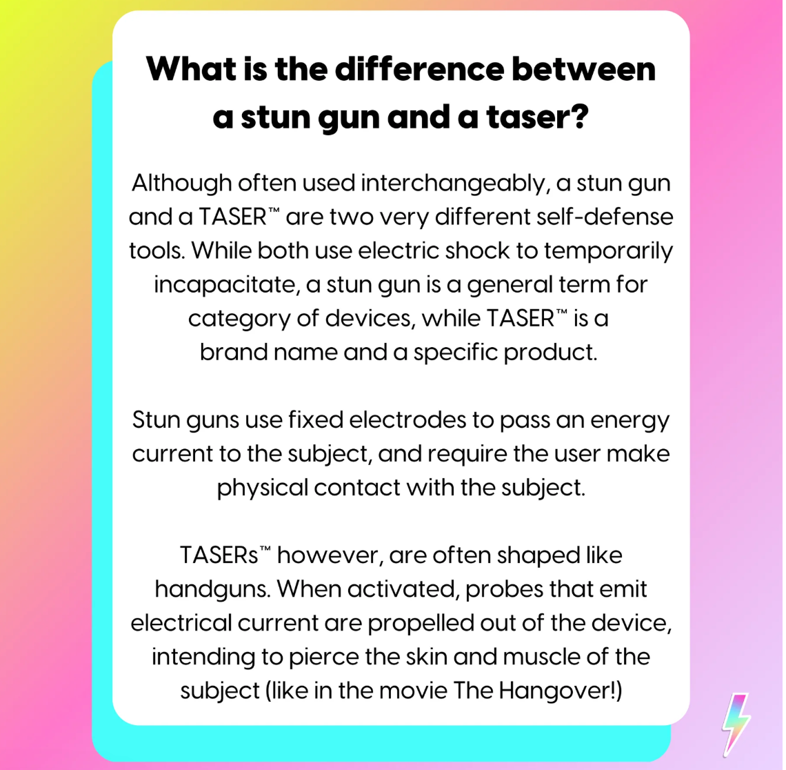 Skinny Mini Stun Gun