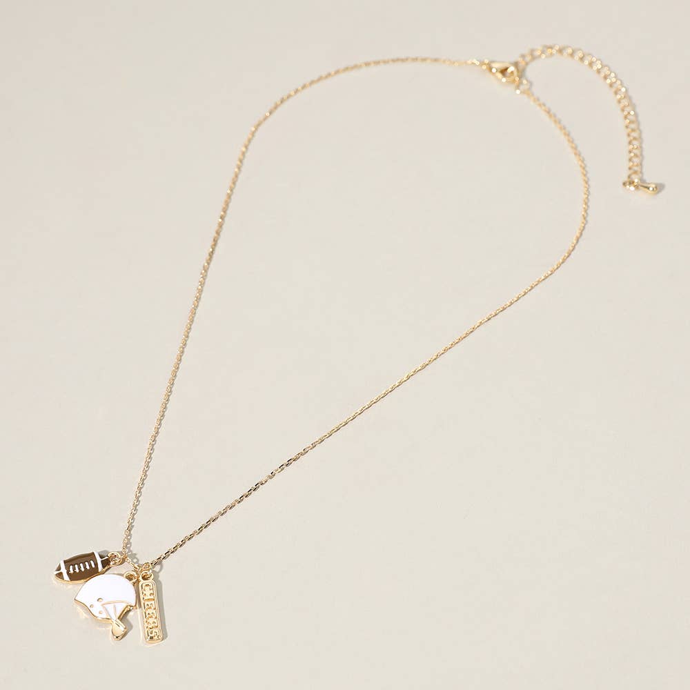 Football Pendant Necklace
