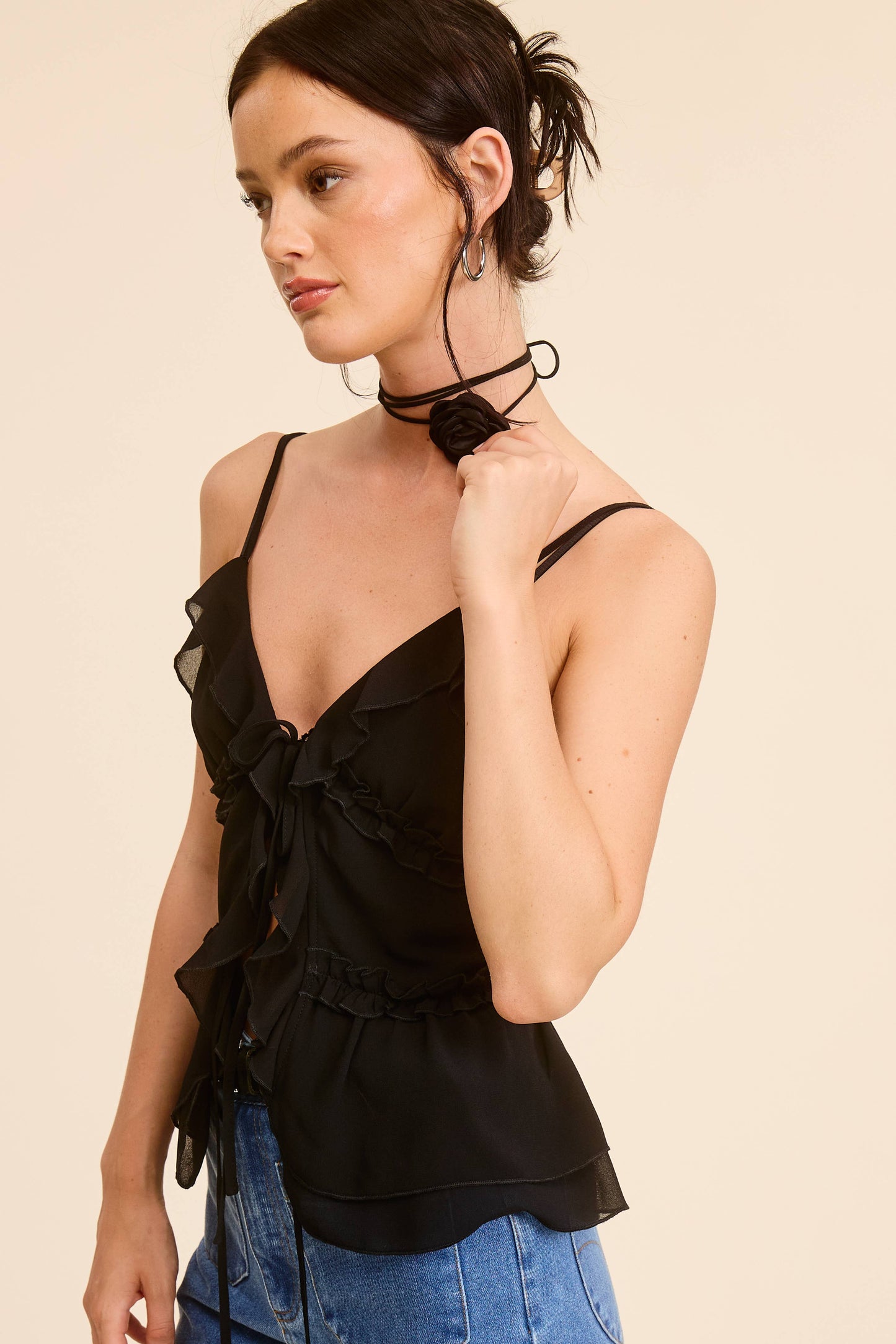 Chiffon Babydoll Camisole