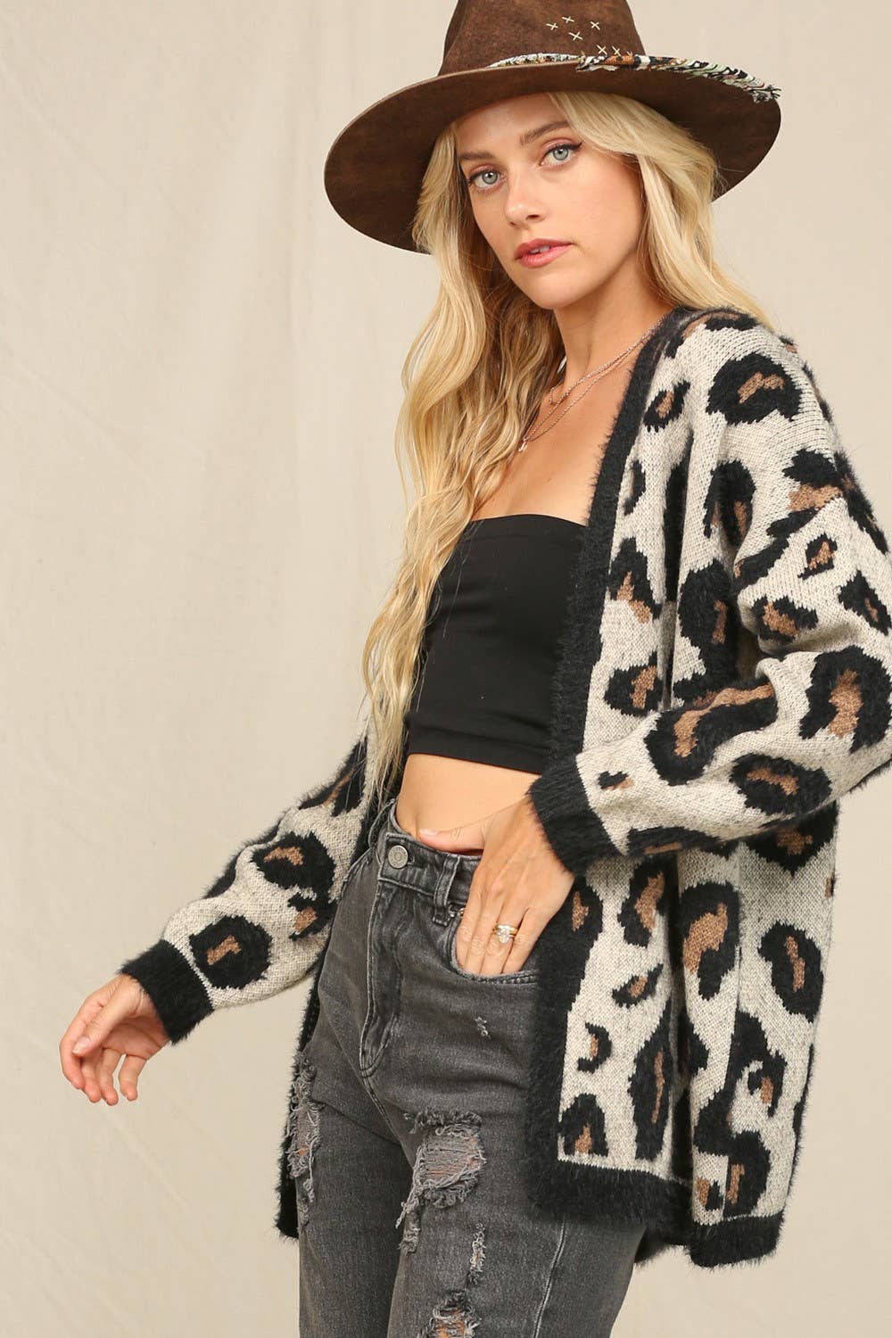 Leopard Cardigan