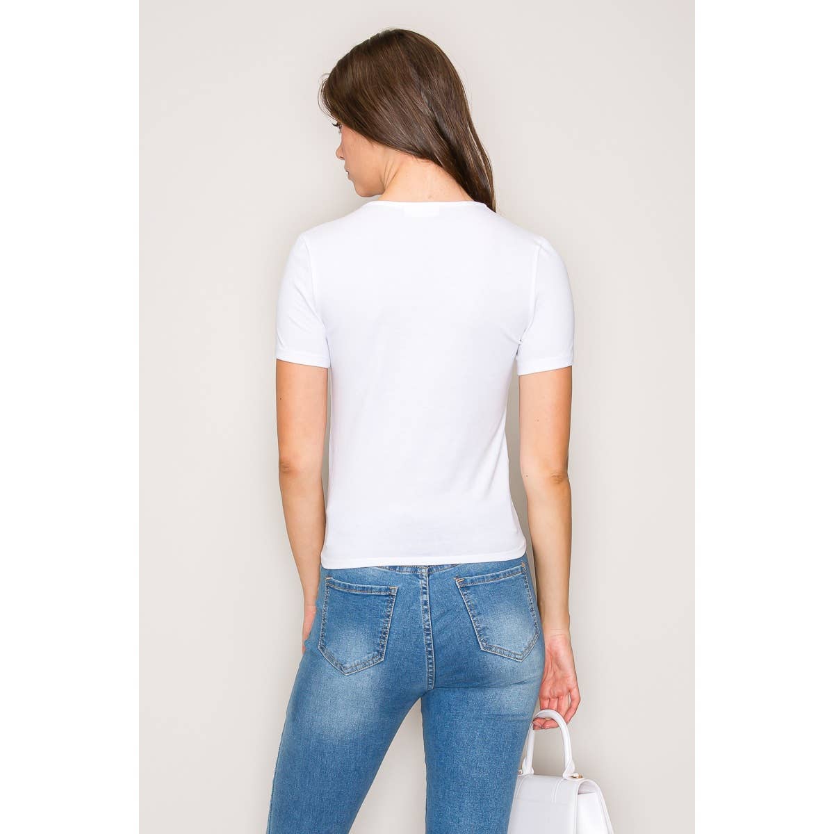 Double Layer V-Neck Tee