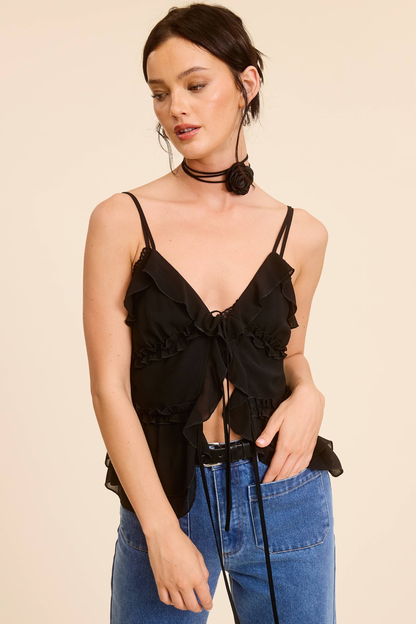 Chiffon Babydoll Camisole