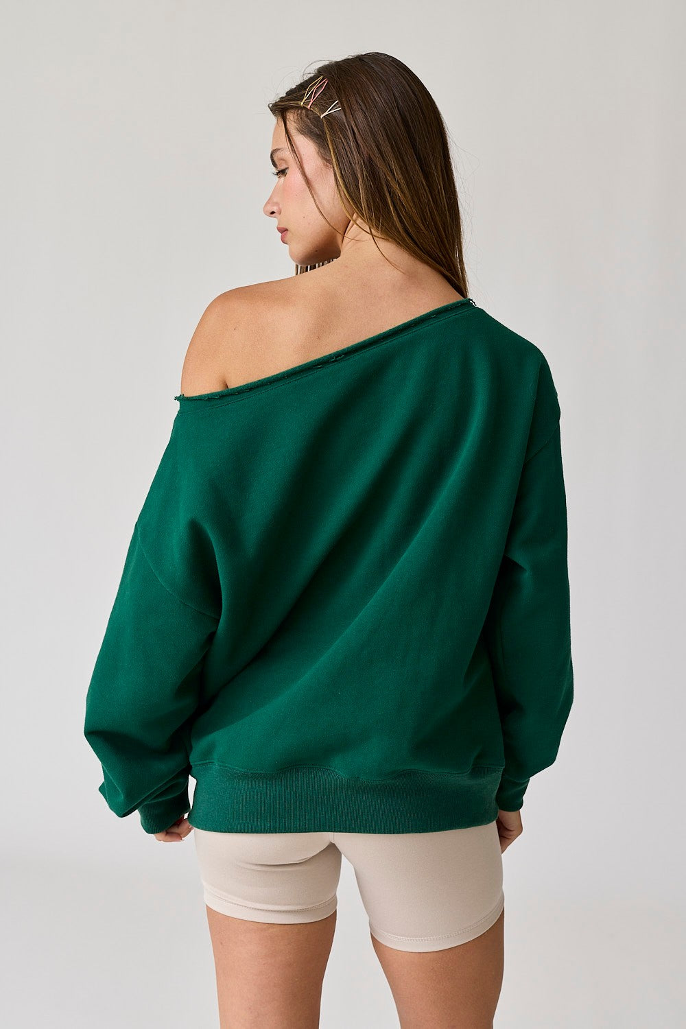Evelyn One Shoulder Sweatshirt