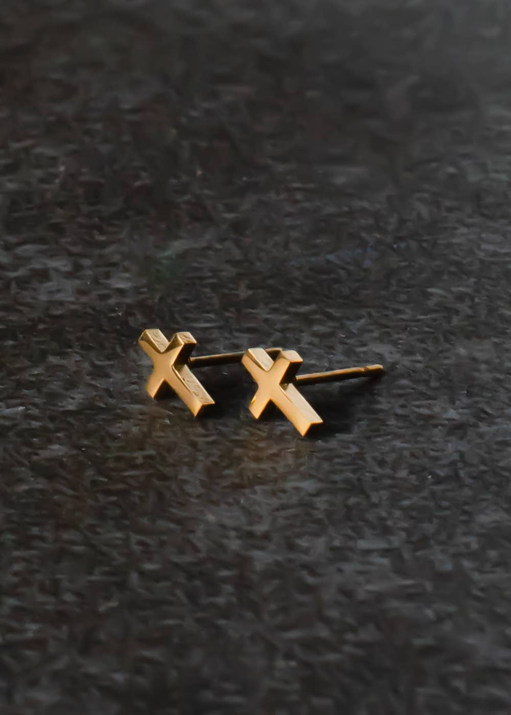 Cross Stud Earrings