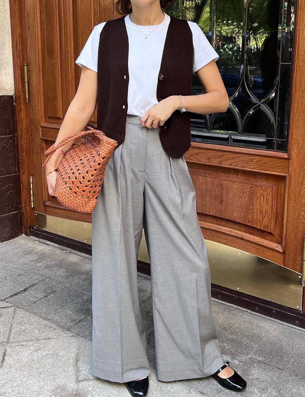 Button Sweater Vest