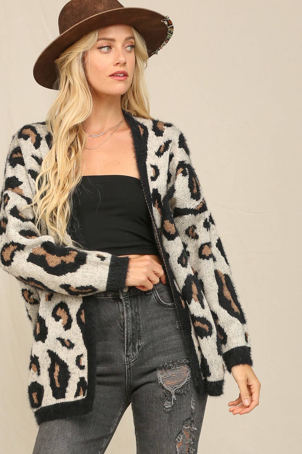 Leopard Cardigan
