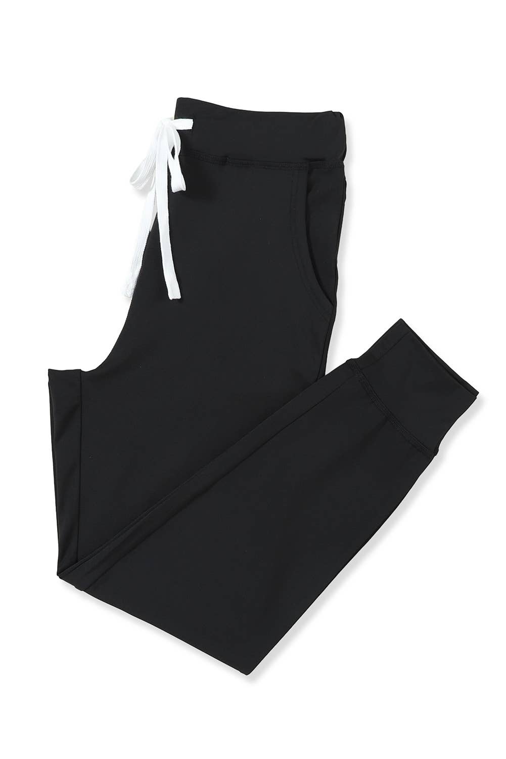 Solid Drawstring Joggers