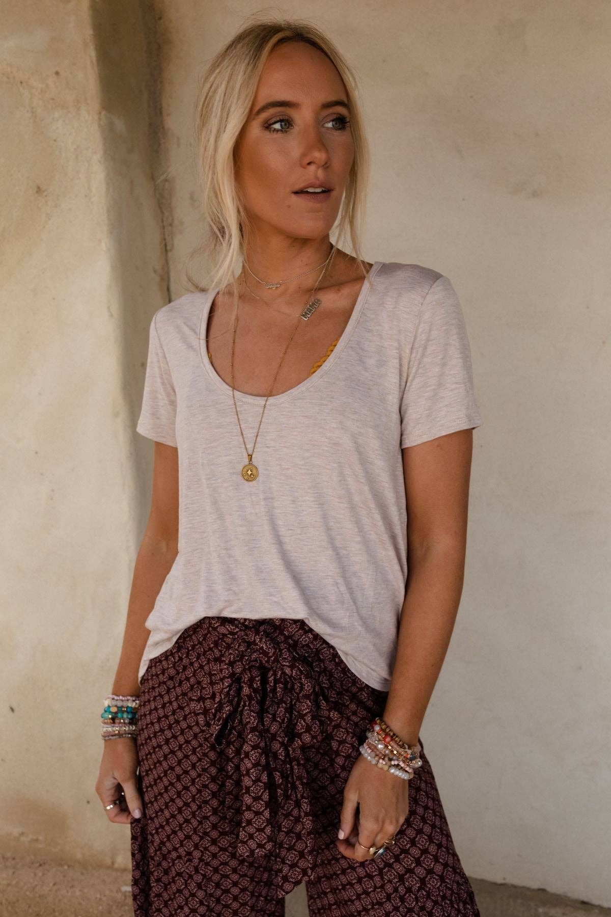 Scoop Neck Tee