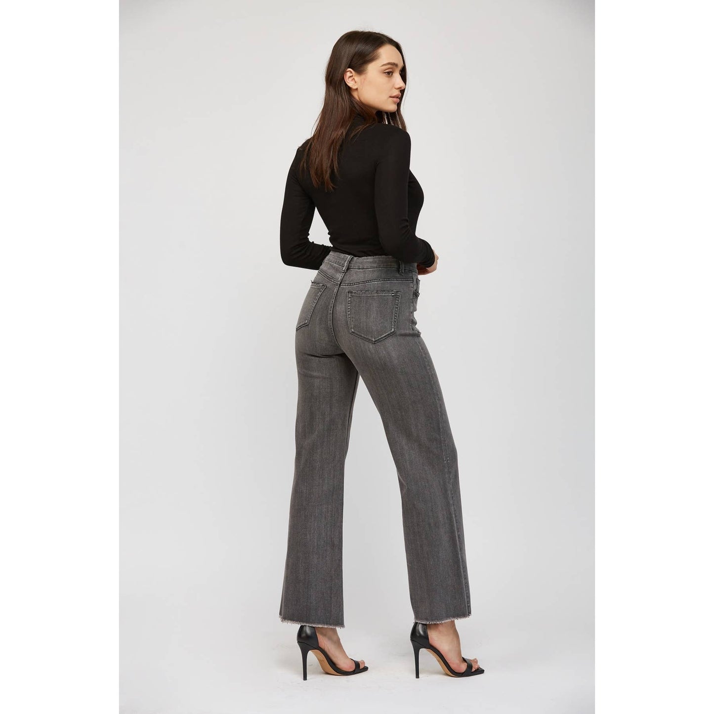 Black High Rise Denim