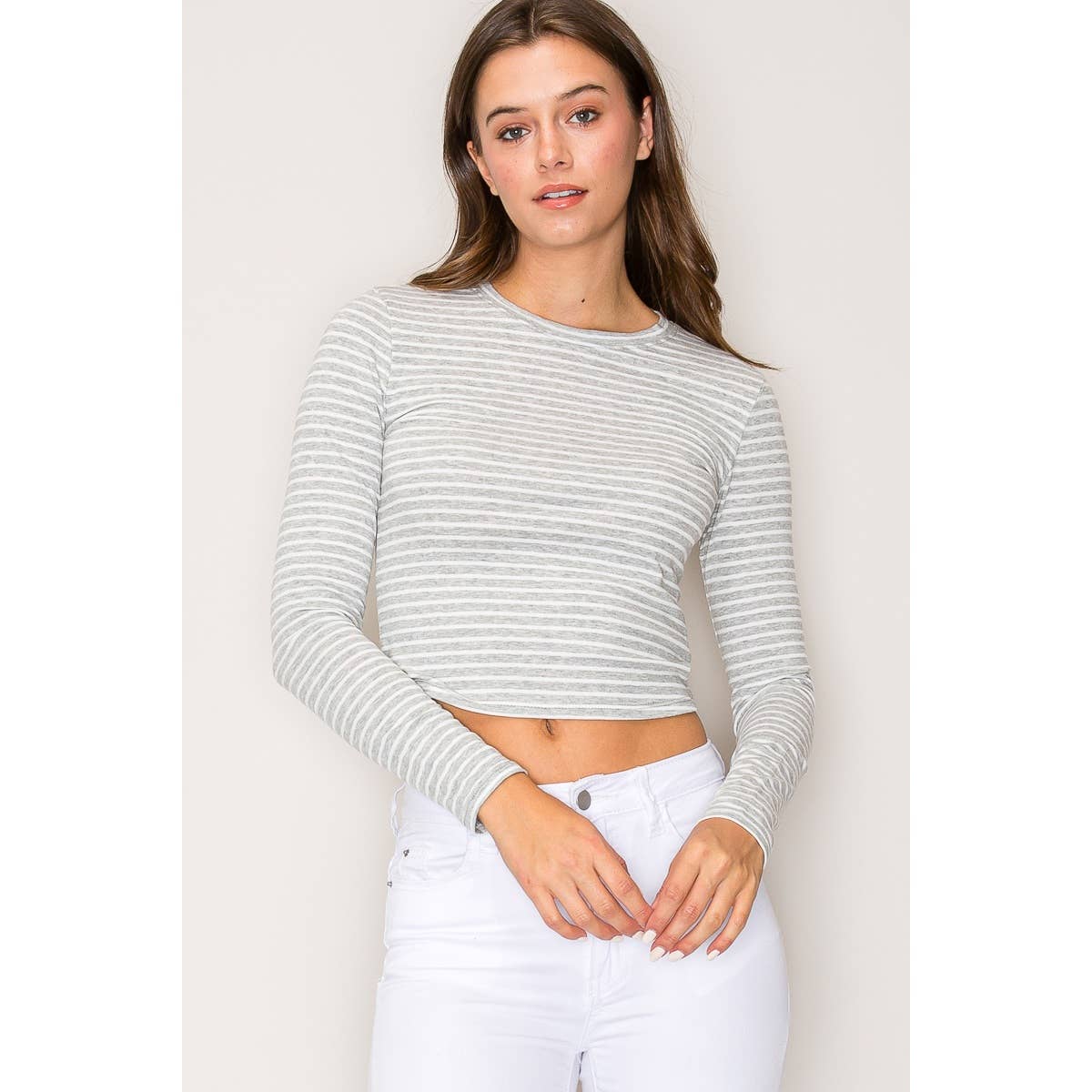 Striped Long Sleeve Top