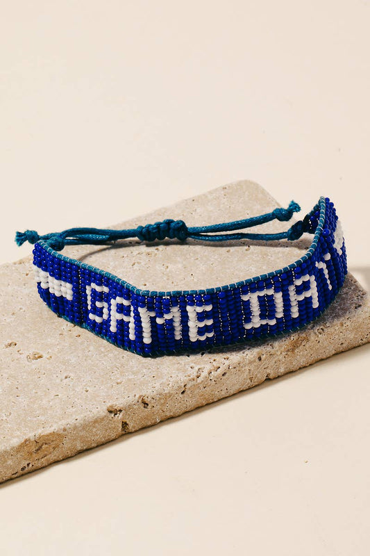 Beaded Game Day Bracelet