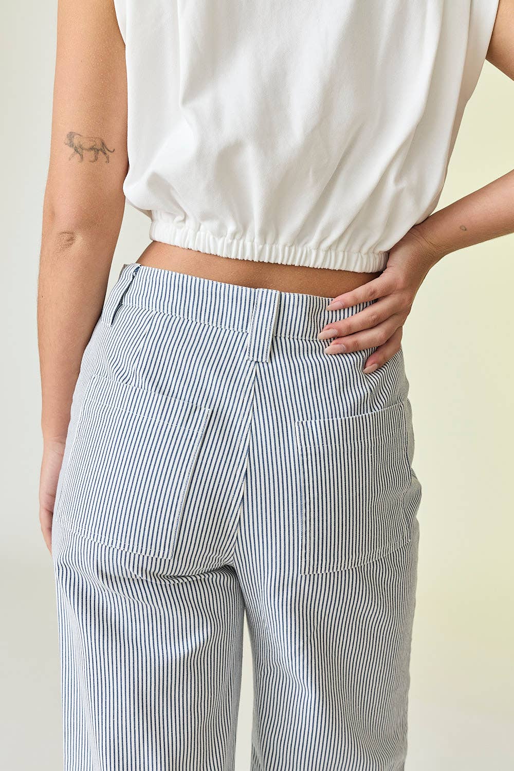Kylie Pinstripe Pants