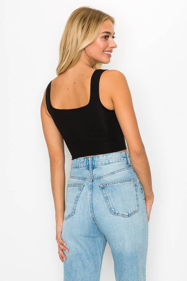 FRONT HOOK CROP TOP