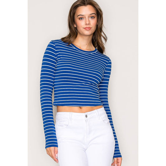 Striped Long Sleeve Top