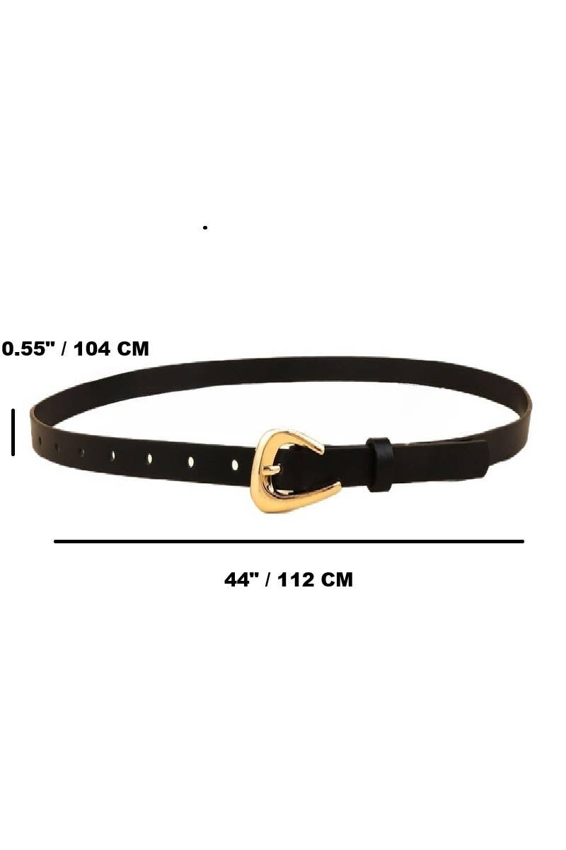 Teardrop Buckle Belt