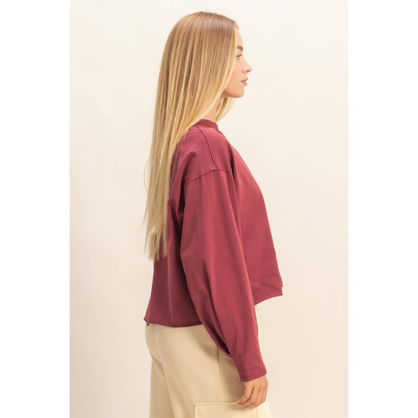 Mineral Washed Long Sleeve