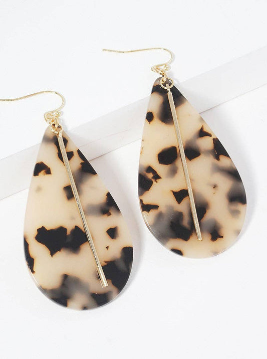 Teardrop Bar Earrings