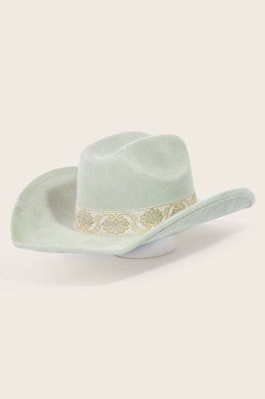 Western Intricate Band Cowboy Hat