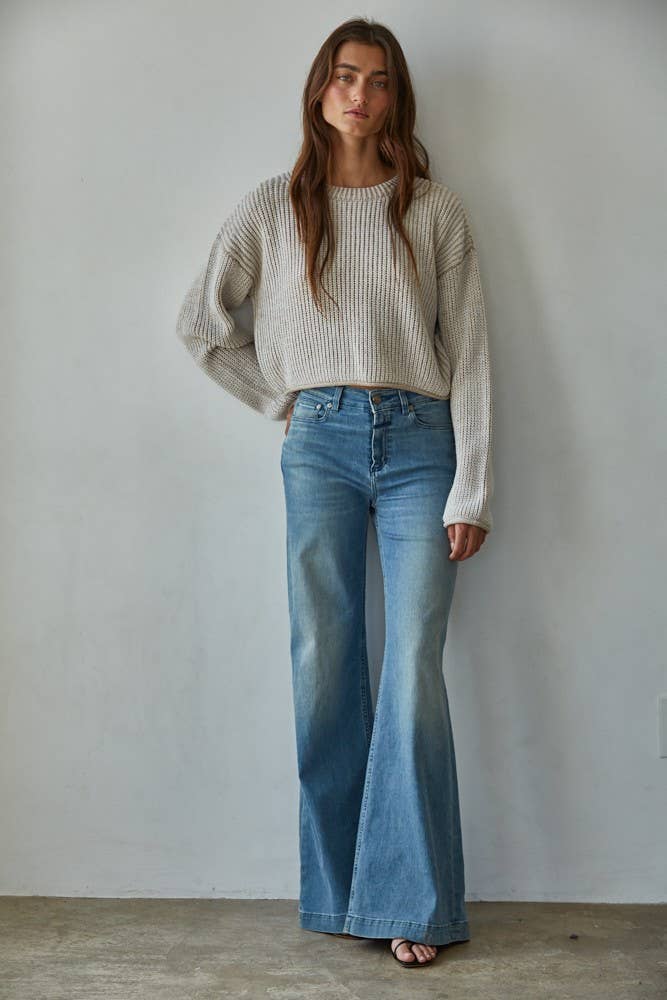 Knit Ribbed Sweater