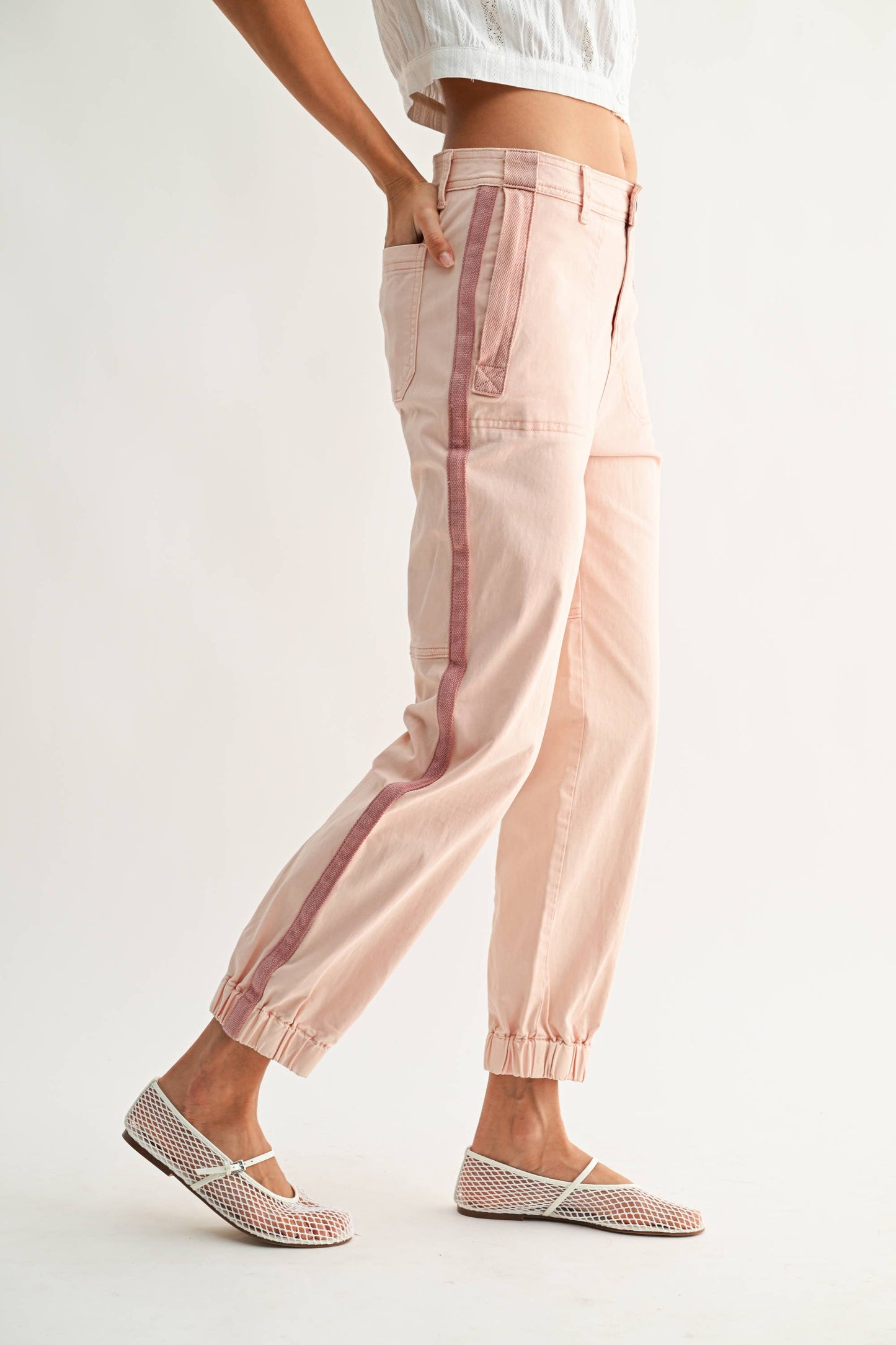 Side Stripe Track Pants