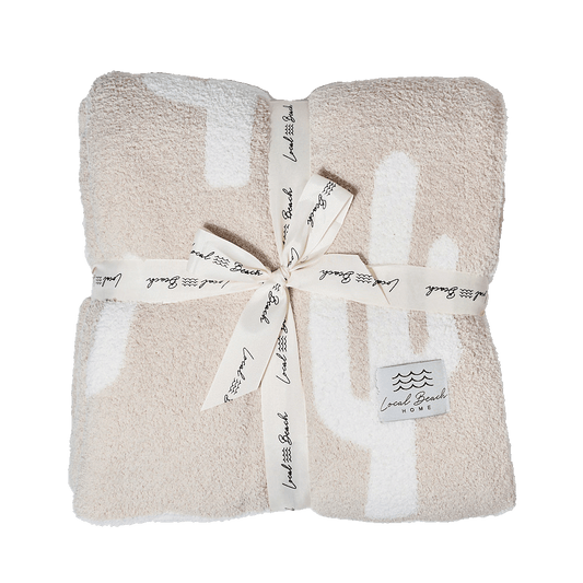 Cactus Luxe Home Blanket