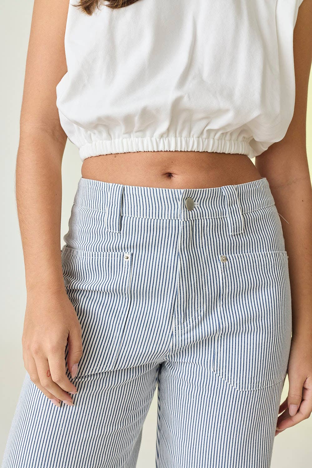 Kylie Pinstripe Pants