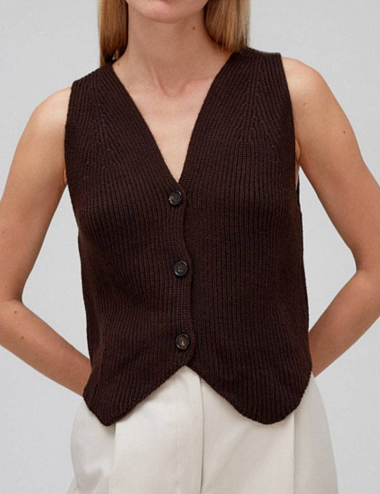 Button Sweater Vest