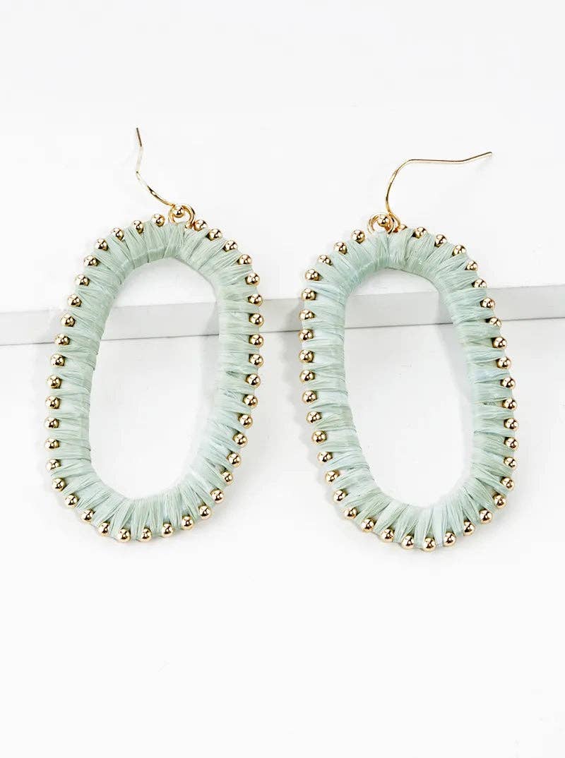 Wrapped Hexagon Earrings