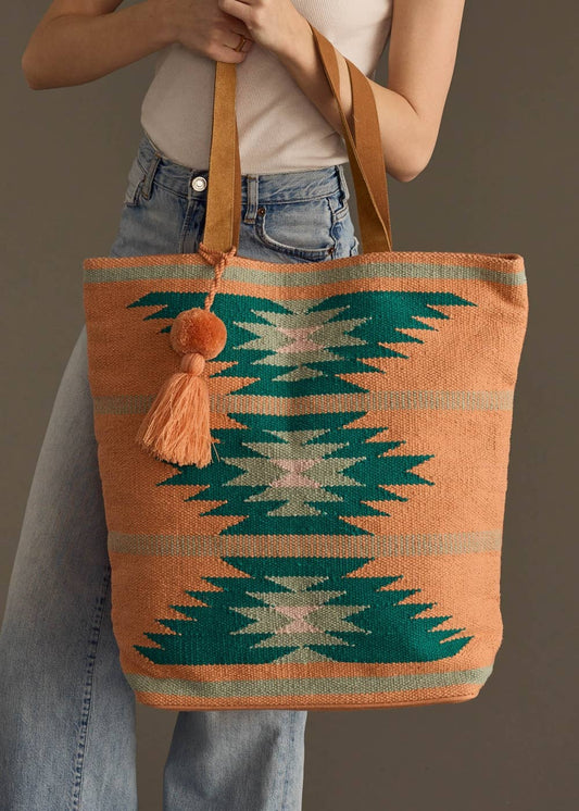 Sunset Aztec Tote