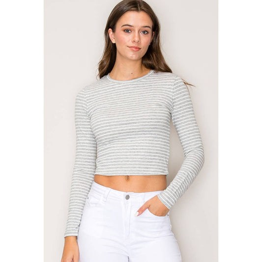 Striped Long Sleeve Top