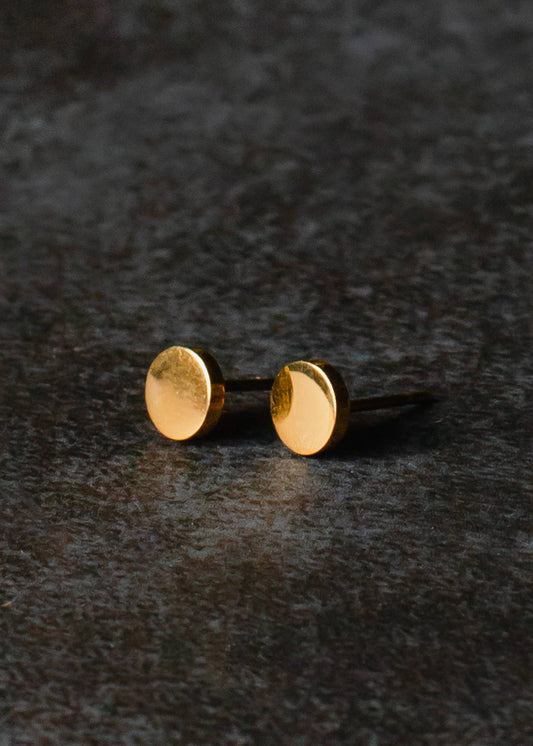 Circle Stud Earrings