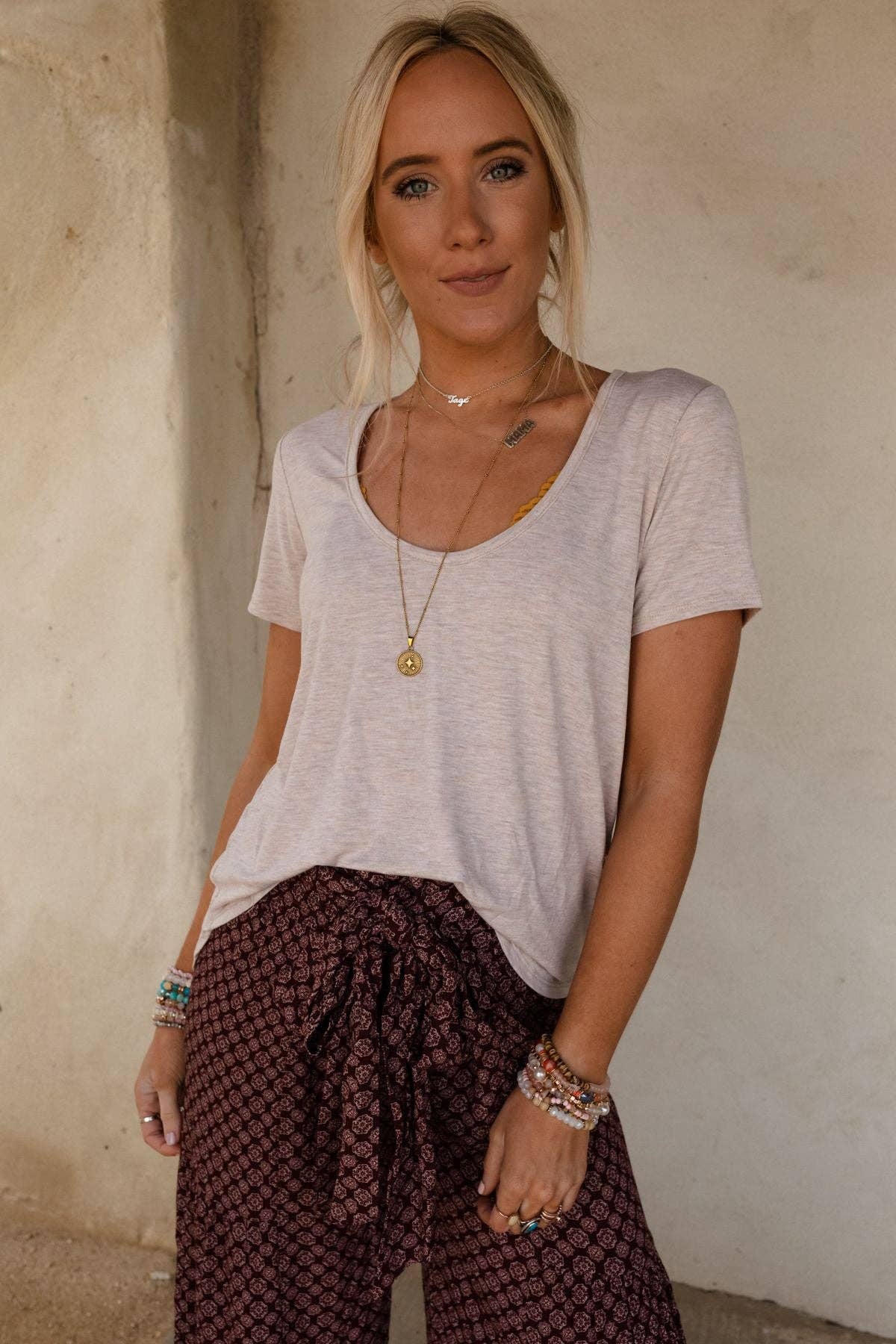 Scoop Neck Tee