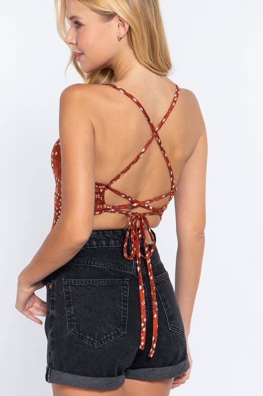 Strappy Halter Top