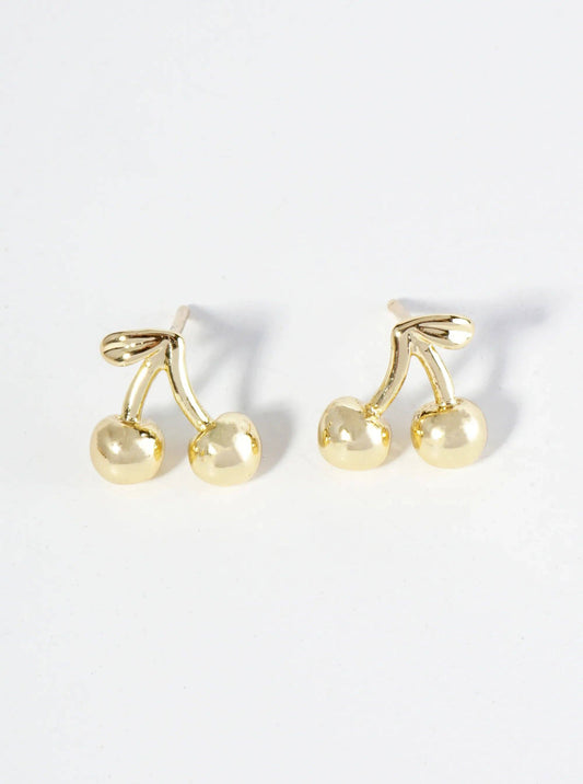 Cherry Stud Earrings