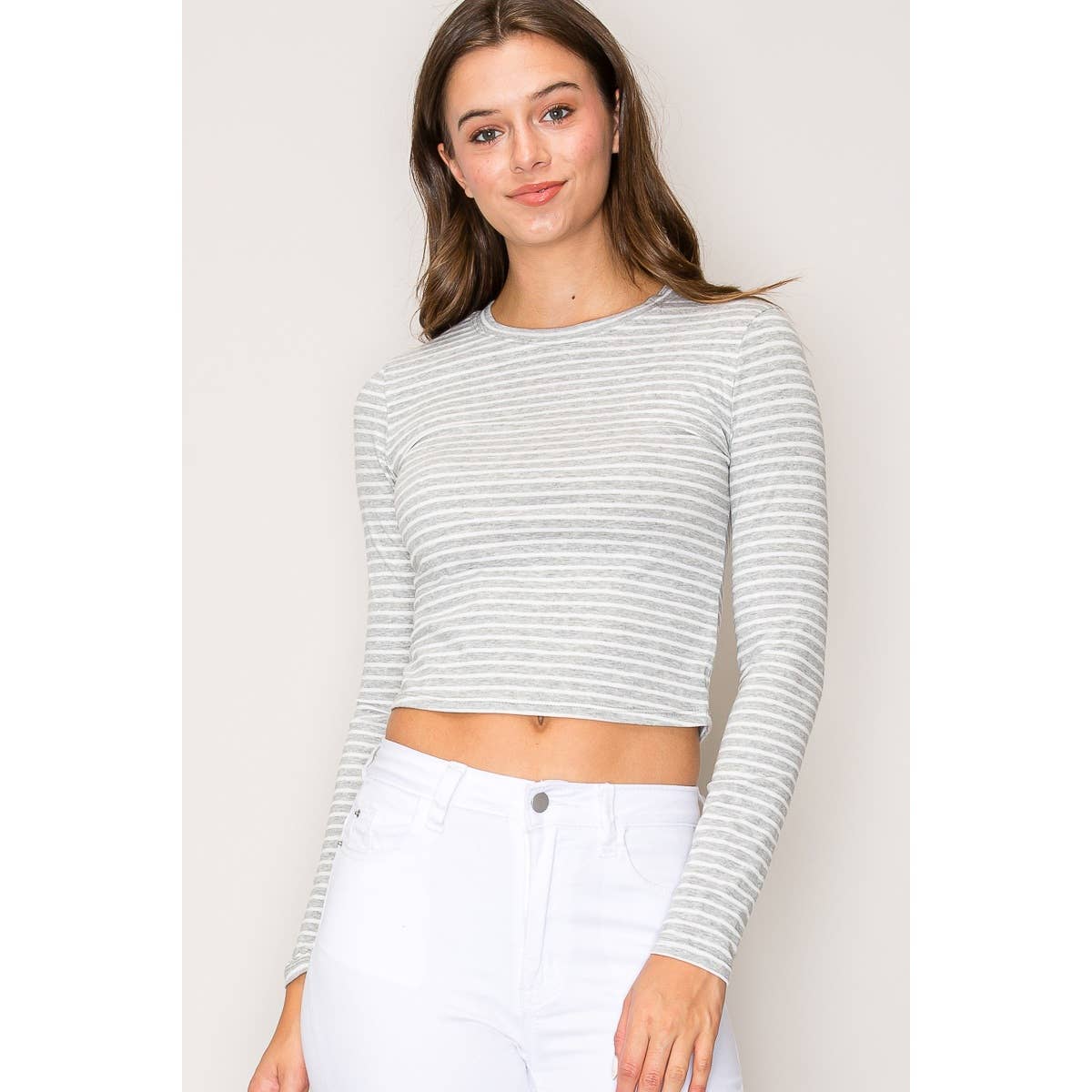 Striped Long Sleeve Top