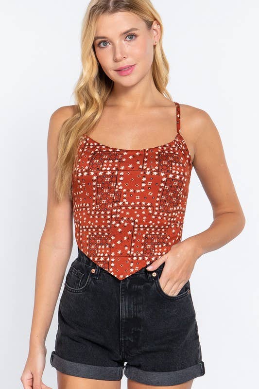 Strappy Halter Top